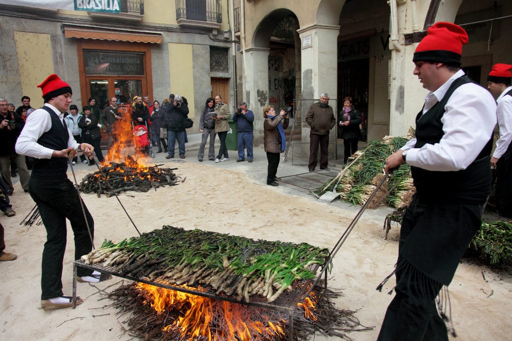 Local dishes in Barcelona, Calcots
