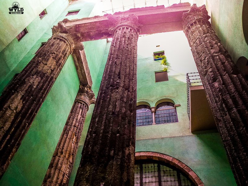 Secret spots in Barcelona,Temple of Augustus