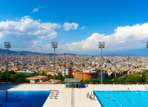 Outdoor pools in Barcelona